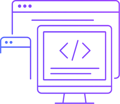 Desktop and mobile device screens collection
